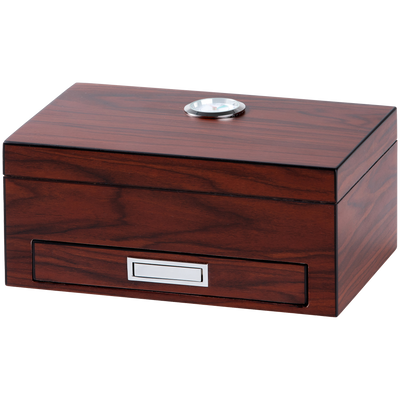 Angelo Humidor Set braun matt Frontansicht World of Smoke