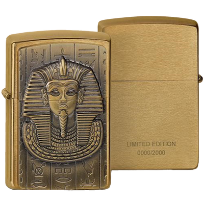 Zippo 2007924 Zippo Pharaoh Collectible 2024 Frontansicht World of Smoke