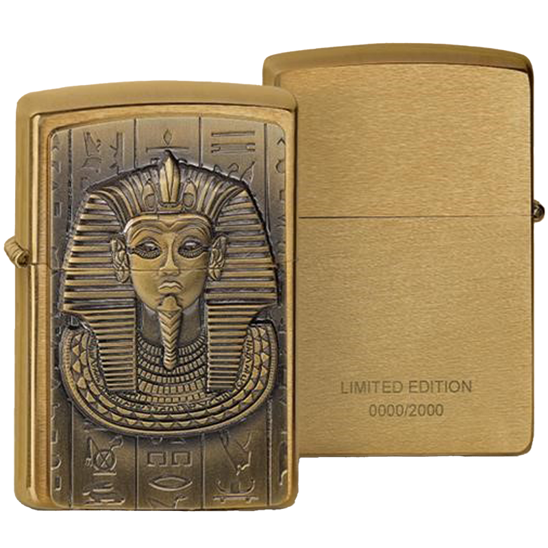 Zippo 2007924 Zippo Pharaoh Collectible 2024 Frontansicht World of Smoke