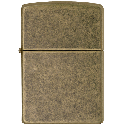 Zippo 60001567 Antique Brass Frontansicht World of Smoke