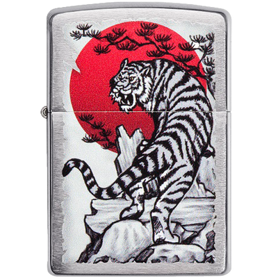 Zippo 60004590 Japan Tiger Frontansicht World of Smoke