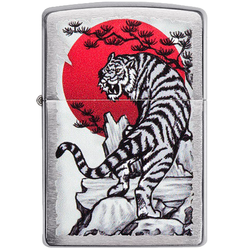 Zippo 60004590 Japan Tiger Frontansicht World of Smoke