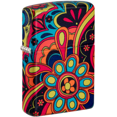 Zippo 60007172 49352 Flower Power Frontansicht World of Smoke