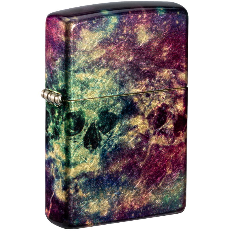 Zippo 60007174 48458 Galaxy Skull Frontansicht World of Smoke